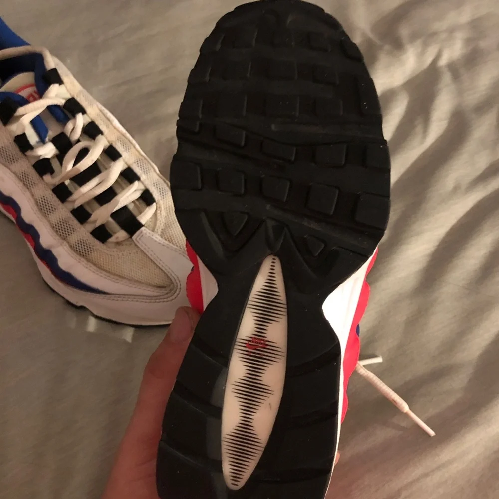 Nike Blue and White Sneakers